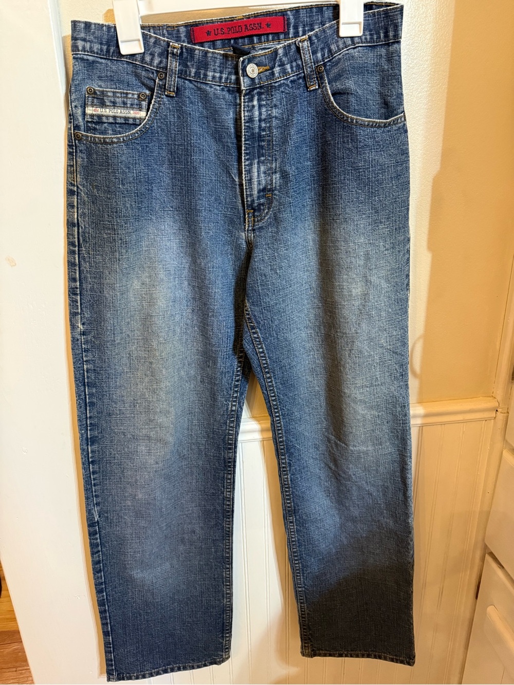 U.S. Polo Assn. Men’s Blue Relaxed Fit Jeans